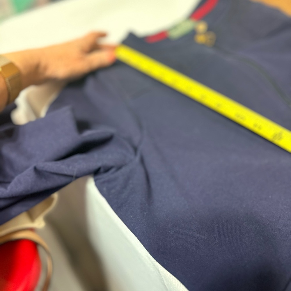 Lauren Ralph Lauren Active quilted full-zip jacket in navy blue. - Picture 7 of 9